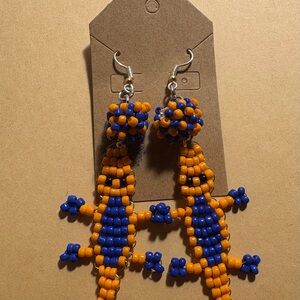 Custom gator earrings